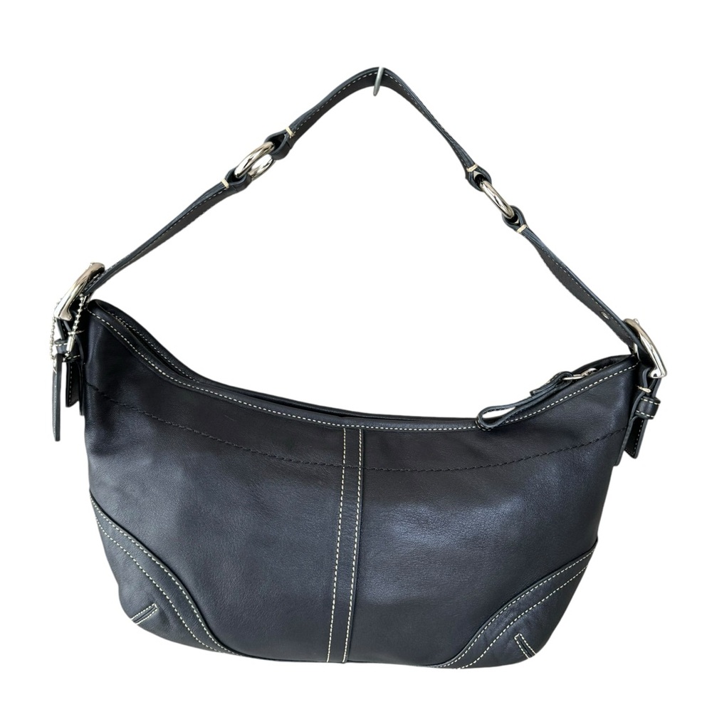 🆕 Coach Vintage Soho Leather Shoulder Bag Black - Picture 8 of 17